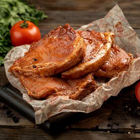 Маринованная корейка свинины (на кости)